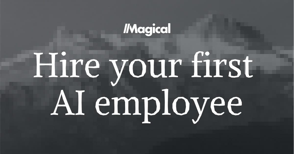 Magical AI Interface