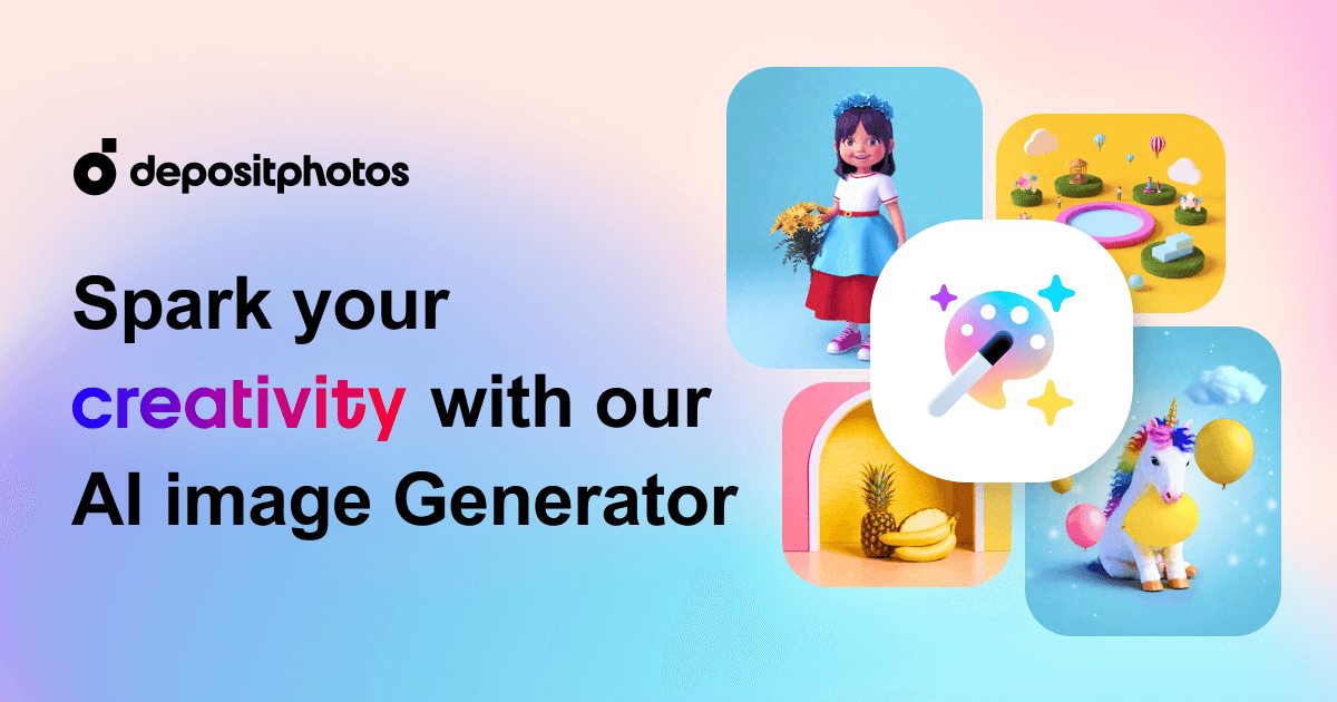 AI Image Generator by DepositPhotos Interface