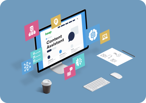 Keap AI Content Assistant Interface