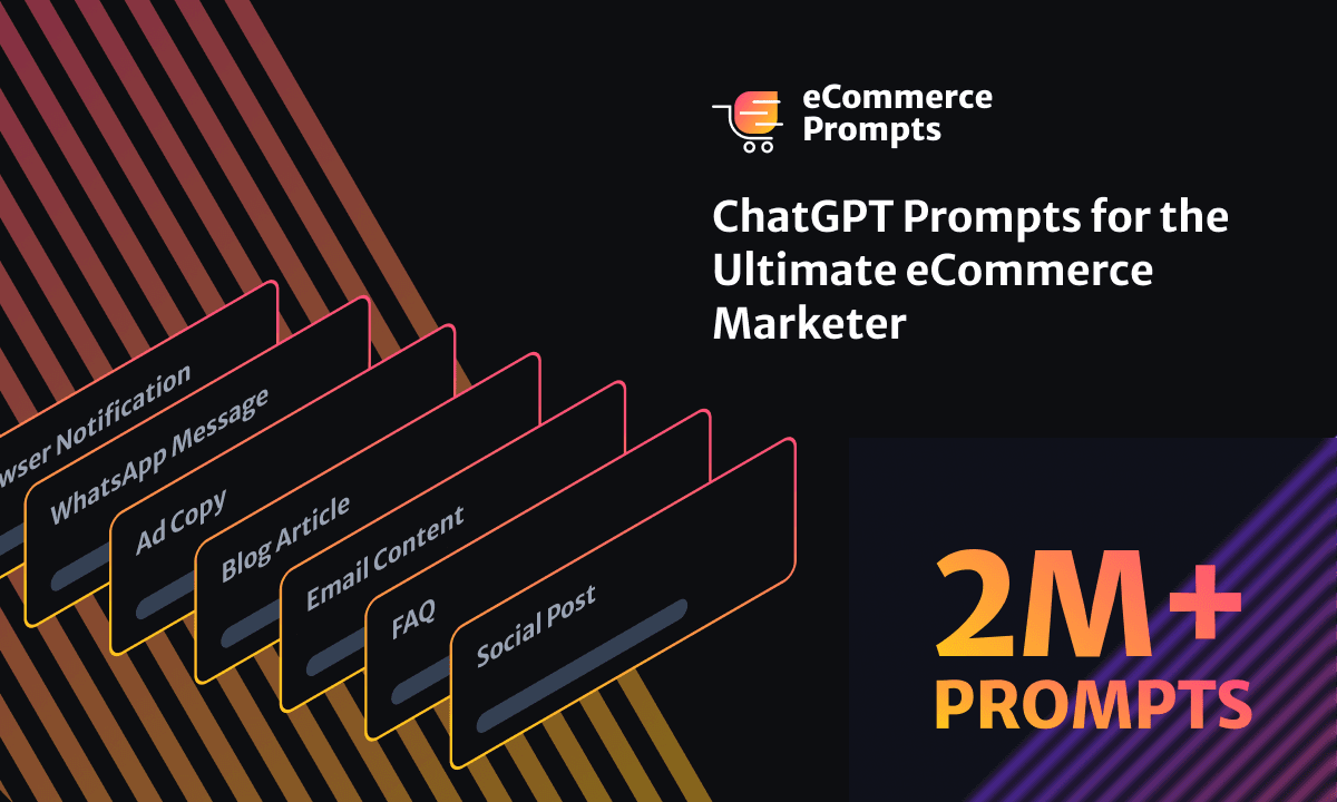 eCommerce ChatGPT Prompts Interface
