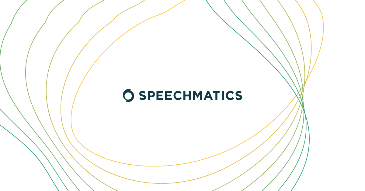 Speechmatics Interface
