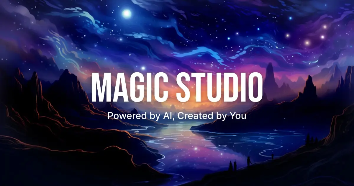 Magic Studio Interface