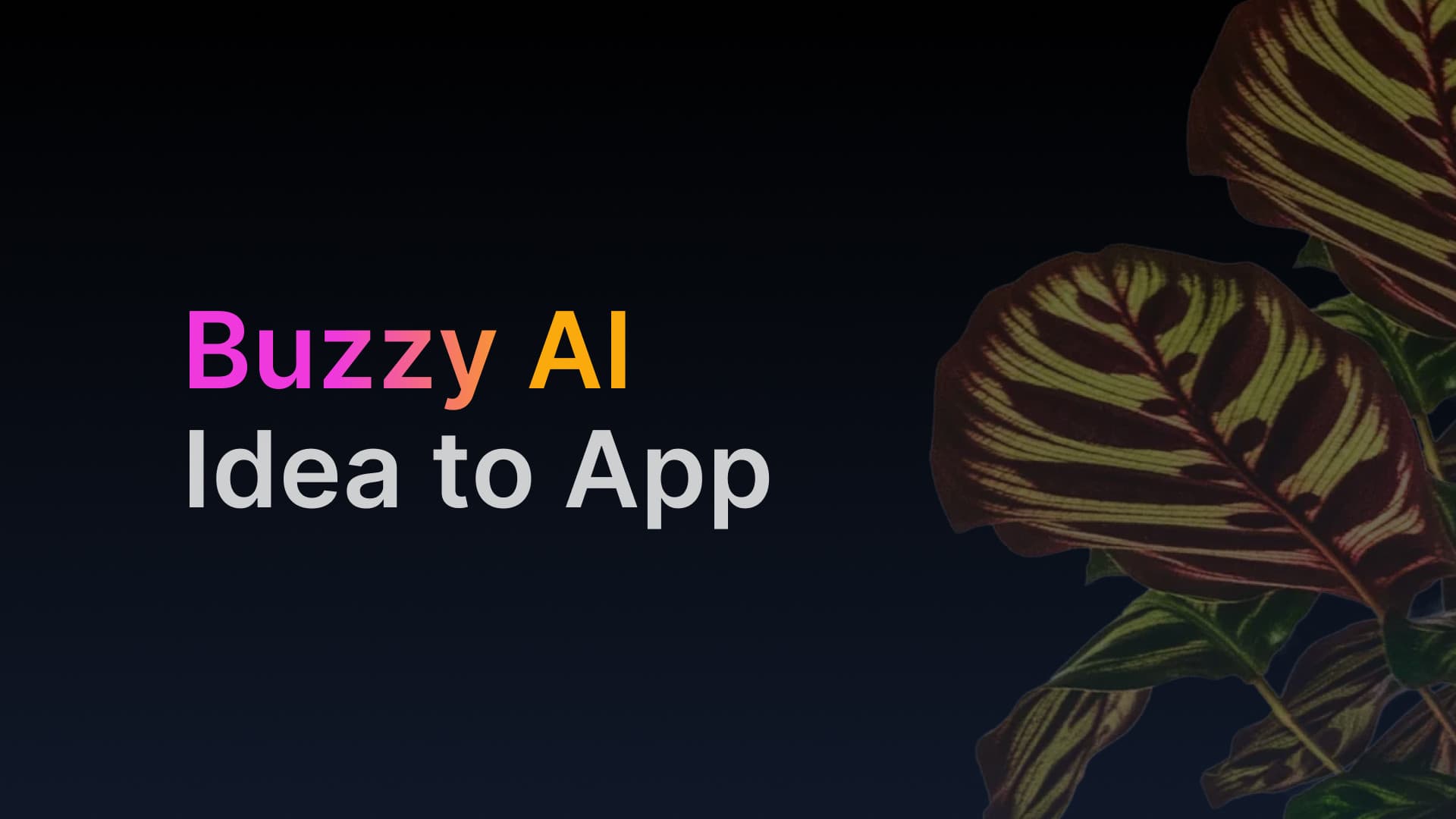 Buzzy Ai Interface